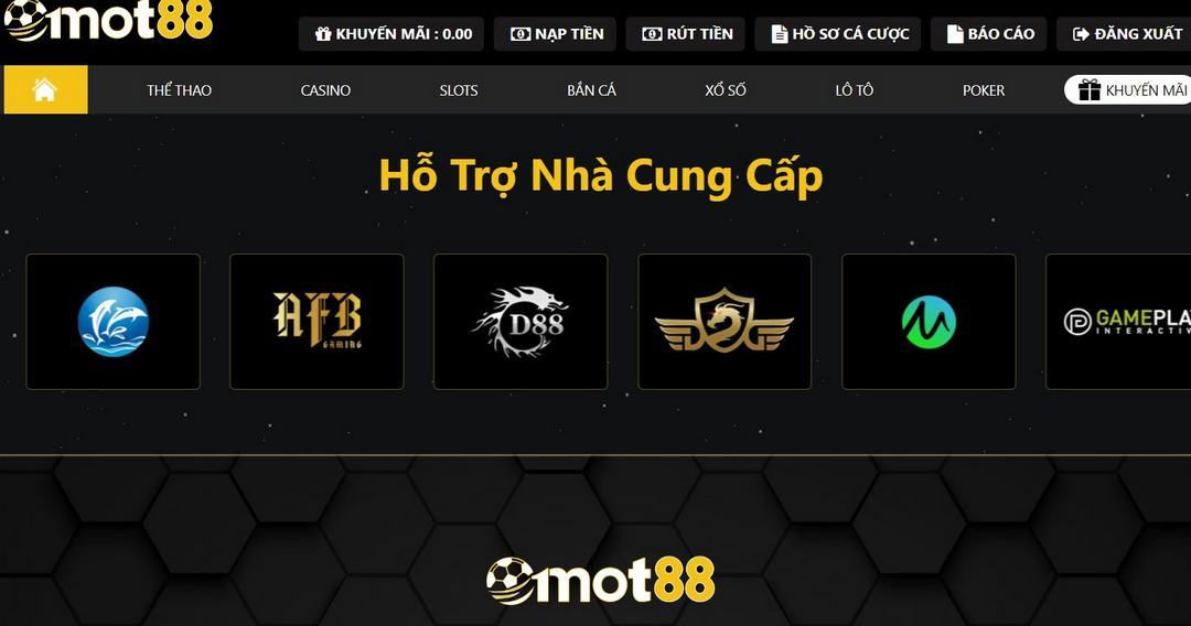 Nhiều sản phẩm game cá cược trực tuyến chất lượng cao tại Mot88