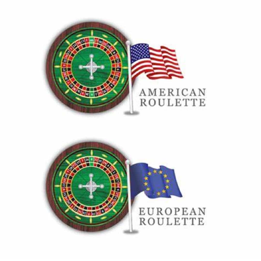 Roulette kiểu châu Âu và kiểu Mỹ